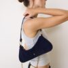 100 % skinn Moon crossbody-väska 100 % skinn Moon crossbody-väska