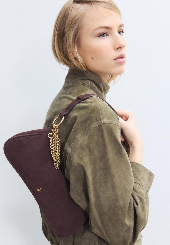 100 % skinn Moon crossbody-väska