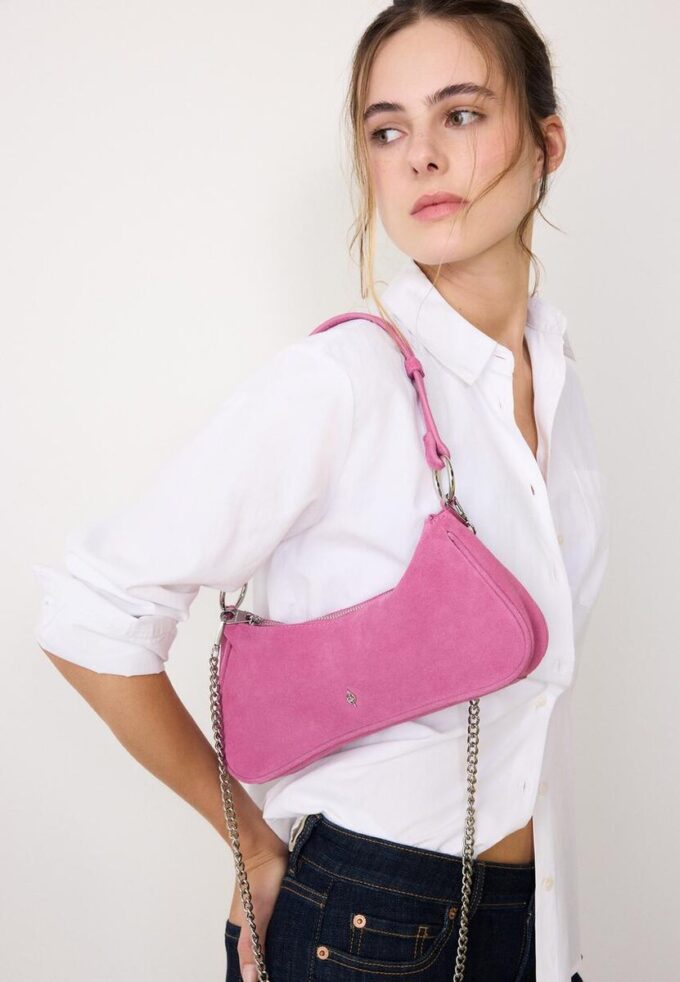 100 % skinn Moon crossbody-väska 100 % skinn Moon crossbody-väska