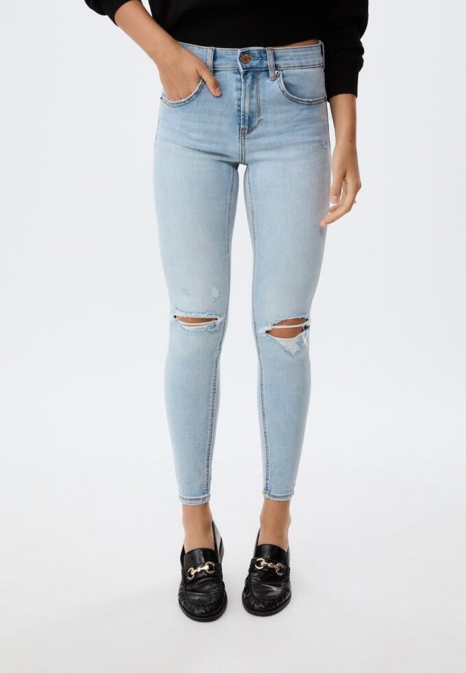 1420 Skinny jeans med låg midja 1420 Skinny jeans med låg midja