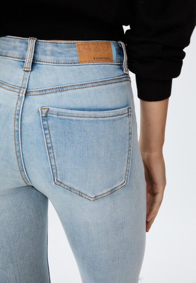 1420 Skinny jeans med låg midja 1420 Skinny jeans med låg midja