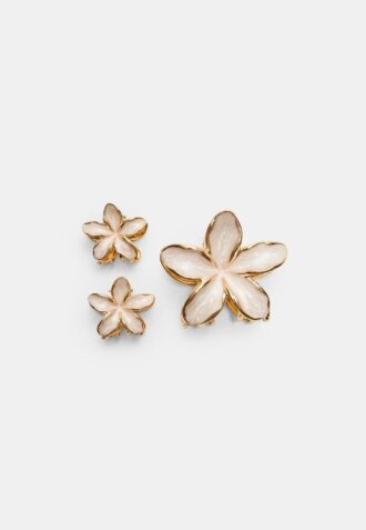 3-pack blomsterhårspännen