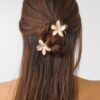 3-pack blomsterhårspännen