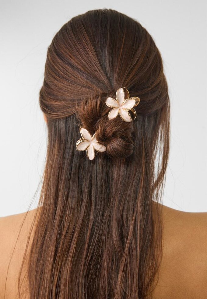 3-pack blomsterhårspännen