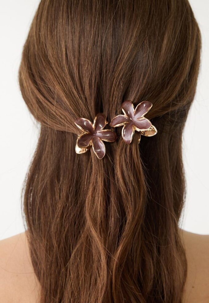 3-pack blomsterhårspännen