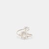 Armband med dubbla blommor i emalj