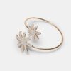 Armband med dubbla blommor i emalj