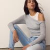 Asymmetrisk dubbel T-shirt Asymmetrisk dubbel T-shirt