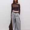 Asymmetrisk dubbel T-shirt Asymmetrisk dubbel T-shirt