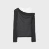 Asymmetrisk dubbel T-shirt Asymmetrisk dubbel T-shirt