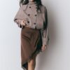 Asymmetrisk kjol i satin Asymmetrisk kjol i satin