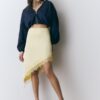 Asymmetrisk kjol i satin Asymmetrisk kjol i satin