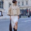 Asymmetrisk kjol i satin Asymmetrisk kjol i satin