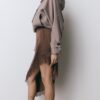 Asymmetrisk kjol i satin Asymmetrisk kjol i satin
