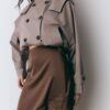 Asymmetrisk kjol i satin Asymmetrisk kjol i satin