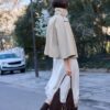 Asymmetrisk kjol i satin Asymmetrisk kjol i satin
