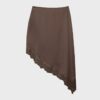 Asymmetrisk kjol i satin Asymmetrisk kjol i satin