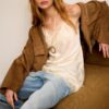 Asymmetrisk spets-linne-toppar