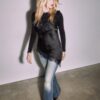 Asymmetrisk spets-linne-toppar
