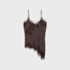 Asymmetrisk spets-linne-toppar Asymmetrisk spets-linne-toppar