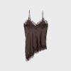 Asymmetrisk spets-linne-toppar Asymmetrisk spets-linne-toppar