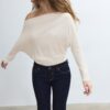 Asymmetrisk T-shirt i modal