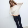 Asymmetrisk T-shirt i modal