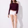 Asymmetrisk T-shirt i modal