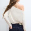 Asymmetrisk T-shirt i modal
