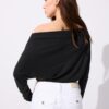Asymmetrisk T-shirt i modal