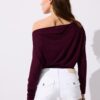 Asymmetrisk T-shirt i modal