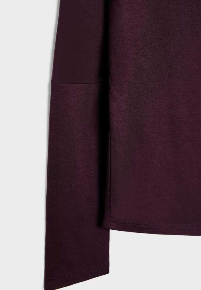 Asymmetrisk T-shirt i modal
