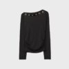 Asymmetrisk T-shirt med hål
