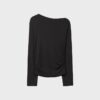 Asymmetrisk T-shirt med hål