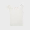 Asymmetrisk T-shirt med knappar Asymmetrisk T-shirt med knappar
