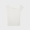Asymmetrisk T-shirt med knappar Asymmetrisk T-shirt med knappar