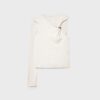 Asymmetrisk T-shirt med metallspänne Asymmetrisk T-shirt med metallspänne