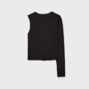 Asymmetrisk T-shirt med metallspänne
