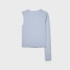 Asymmetrisk T-shirt med metallspänne Asymmetrisk T-shirt med metallspänne