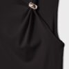 Asymmetrisk T-shirt med metallspänne