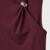Asymmetrisk T-shirt med metallspänne Asymmetrisk T-shirt med metallspänne