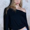 Asymmetrisk T-shirt med nitar