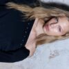 Asymmetrisk T-shirt med nitar