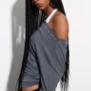 Asymmetrisk T-shirt med nitar