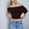 Asymmetrisk T-shirt med nitar