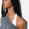 Asymmetrisk T-shirt med nitar