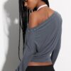 Asymmetrisk T-shirt med nitar