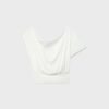 Asymmetrisk T-shirt med nitar