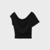 Asymmetrisk T-shirt med nitar