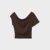 Asymmetrisk T-shirt med nitar
